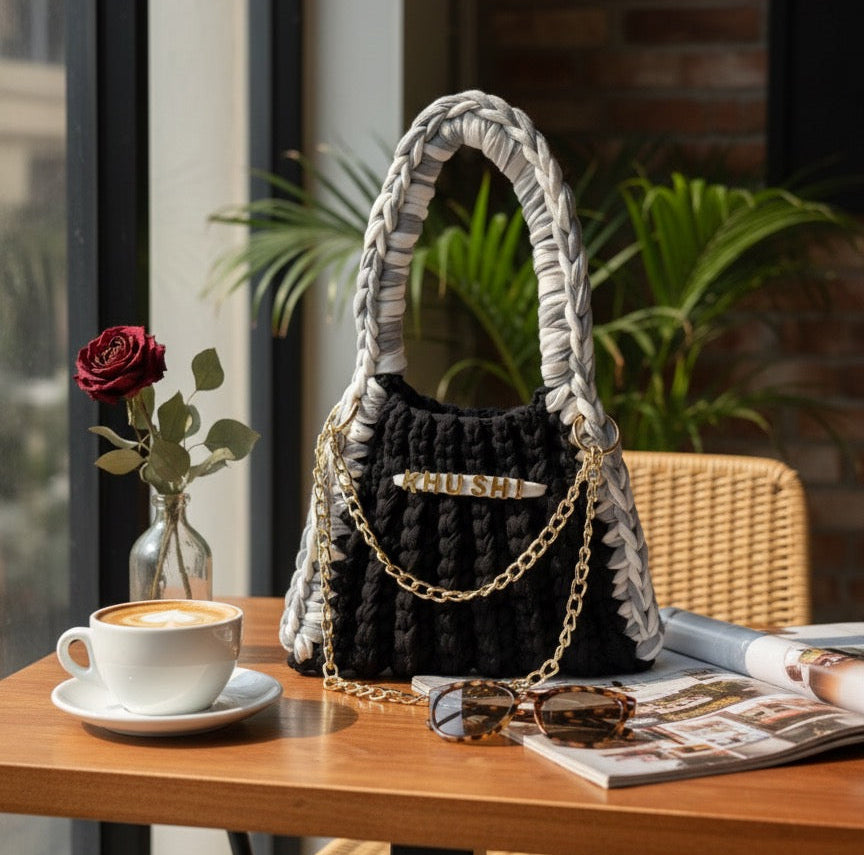 Custom Name Chain Mini Bag - 2