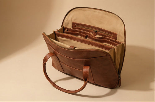 16 inch laptop leather bag