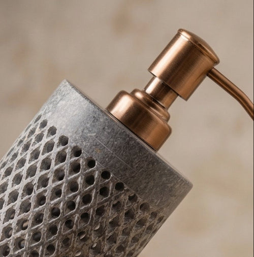 Beige Soapstone Bathroom Set With Tray